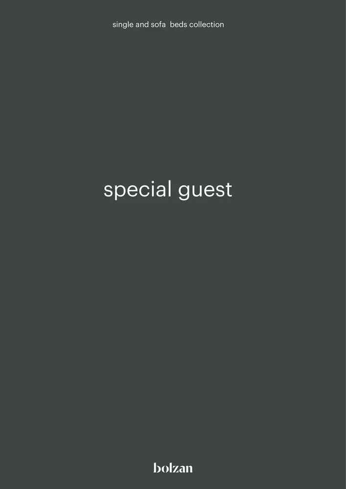 Bolzan Special Guest Single and Sofa Beds catalog
