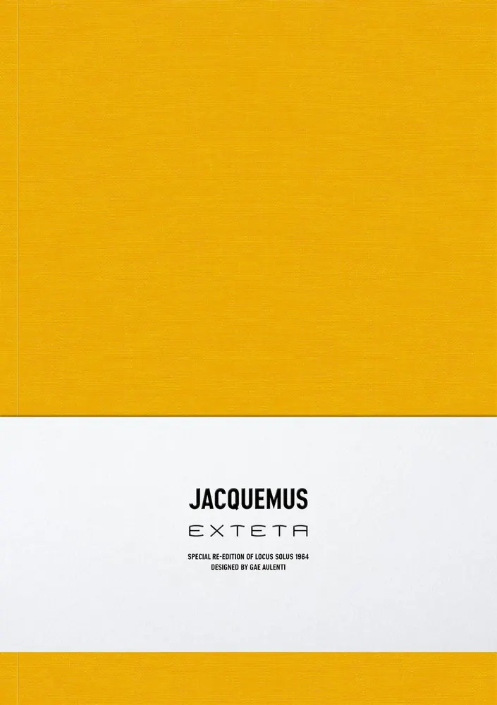 Exteta Jacquemus Locus Solus catalog
